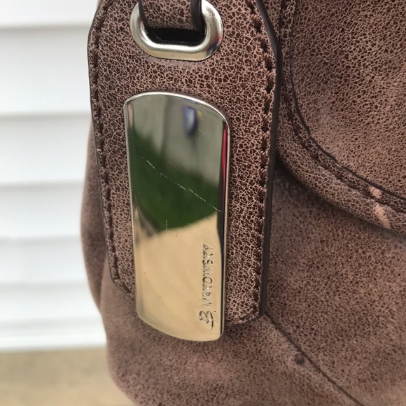 B. Makowsky amazing cross body bag tan leather - Picture 4 of 8